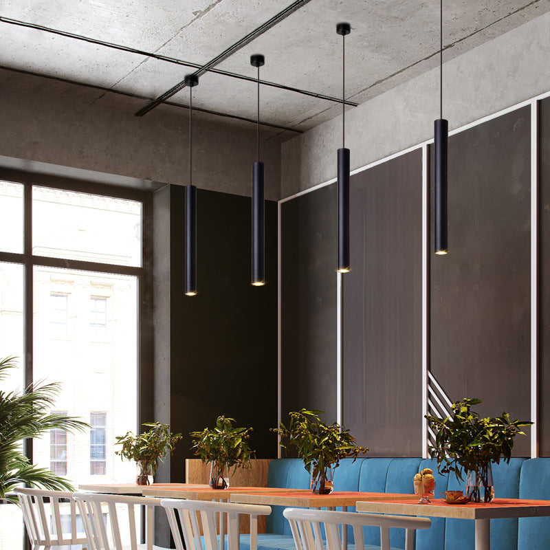 Fashion LED Bar Pendant Lamp Long Cylindrical