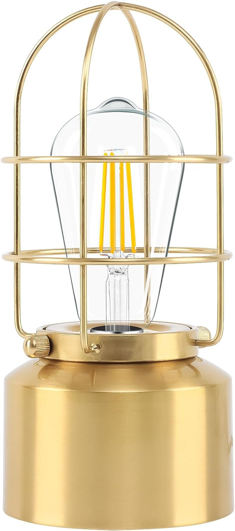 Haian ๐ฆ๐บ๐ฎ๐น๐น ๐ง๐ผ๐๐ฐ๐ต ๐๐ผ๐น๐ฑ ๐ง๐ฎ๐ฏ๐น๐ฒ ๐๐ฎ๐บ๐ฝ for Small Spaces - 3 Way Dimmable Industrial Bedside Lamp - Steampunk Antique Nightstand Desk for Bedroom, Living Room (Bulb Included)