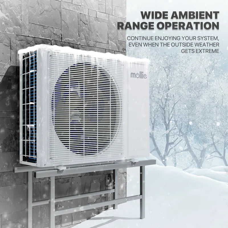 24000 BTU Ductless Mini Split Air Conditioner/Heating System 1500Sq.Ft Heat Pump