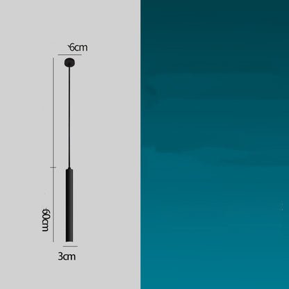 Fashion LED Bar Pendant Lamp Long Cylindrical