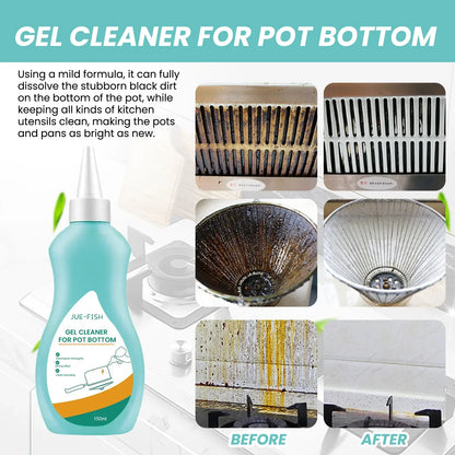 Pot Rust Remover Gel Pot Black Scale Cleaning Cookware Blackening Agent Black Pot Bottom Polishing Home Kitchen Cleaning Tool